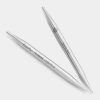 The mindful knitpro "steel" punte intercambiabili cm 10/4" n° 3-3,5-4 - immagine 2
