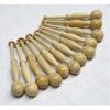 Kit 12 fuselli di faggio lucidato a cera cm 12,7