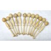 Kit 12 fuselli di faggio lucidato a cera cm 12,7 - immagine 3