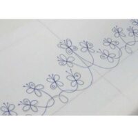 Lenzuolino per lettino 100% cotone, farfalline