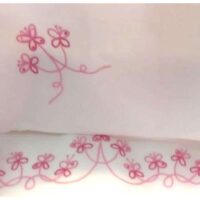 Lenzuolino per lettino 100% cotone, farfalline