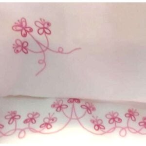 Copertina in cotone effetto maglia+fiocco cuore:tortora, azzurro, rosa