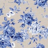 Rose blu 100%cotone altezza cm 280 vendita a multipli di 50 cm