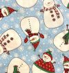 Pupazzi neve 100% cotone altezza cm 110 € 18,00 al metro vendita a multipli di 50 cm