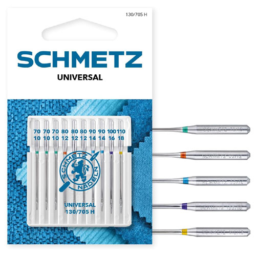 AGM17A Aghi macchina, schmetz universali misti 70/110 10 aghi