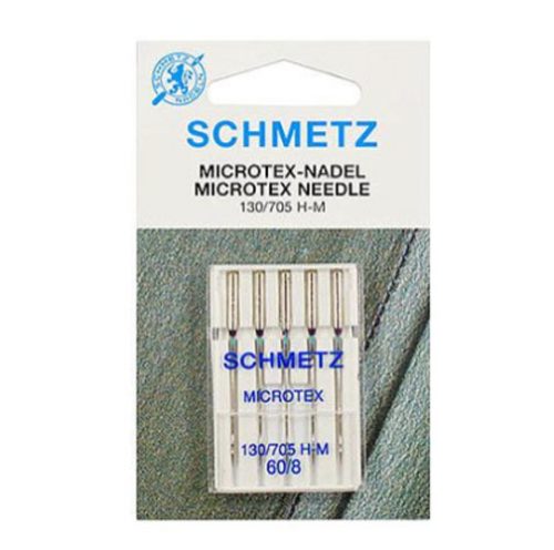 Aghi macchina schmetz microtex 130/705 H-M per seta 60-70-80
