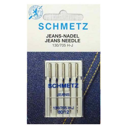 Aghi macchina schmetz, jeans o tessuti a trama spessa 100/16 o 110/18