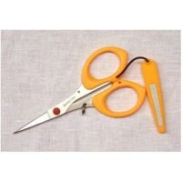 Forbice ricamo cm 12 microdentata con parapunta