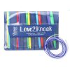 Denise love2kook colori forti: kit 10 uncinetti dal 3,75 al 10,00+2  cavi knook