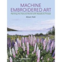 Machine embroidered art, alison holt