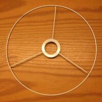 Anello metallo per lampade cm 30