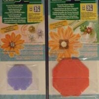 Kanzashi flower template/telaio per fiori a petali staccati, clover 8488