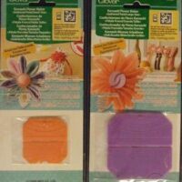 Kanzashi flower template/telaio per fiori a petali staccati, clover 8484