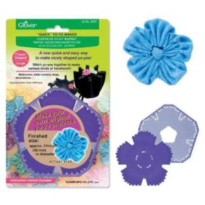 Quick yo-yo maker flower shape/telaio yo-yo per fiori a 5 petali clover 8706