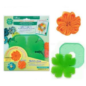Kanzashi flower template/telaio per fiori a petali staccati, clover 8488