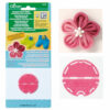 Kanzashi flower template/telai per fiori 5 petali clover 8493 extra small