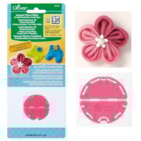 Kanzashi flower template/telai per fiori 5 petali clover 8493 extra small