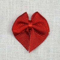 Fiocco rosso natale  cm 3