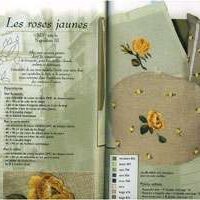 Fleurs a broder au fil de siecles