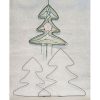 Albero metallo ondulato piatto spessore 1,6 x 2,5 misure da cm 20 o 26