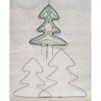 Albero metallo ondulato piatto spessore 1,6 x 2,5 misure da cm 20 o 26