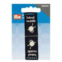Etichetta "handmade", prym 403788 nero-grigio-nocciola
