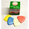 Gesso per sarti tailors' soft rosso-bianco-blu e giallo 10 pezzi misti