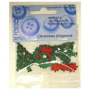 Fiocchi di neve in feltro  mm 1,5 cm 3,3  9 pz misti