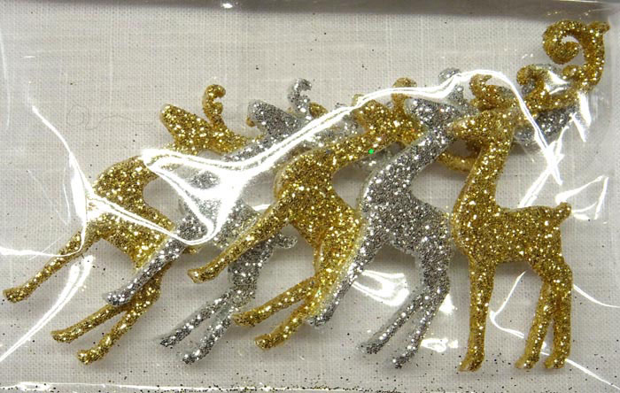 Bottoni decorativi "Elegant Reindeer" 2 Bottoni decorativi "Elegant Reindeer"