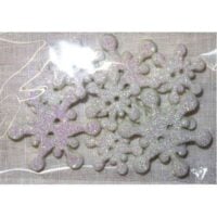Bottoni decorativi "cristalli di neve"