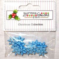 Bottoni decorativi "cristalli d'inverno"