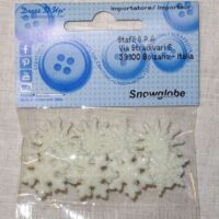 Bottoni decorativi "palla di neve"
