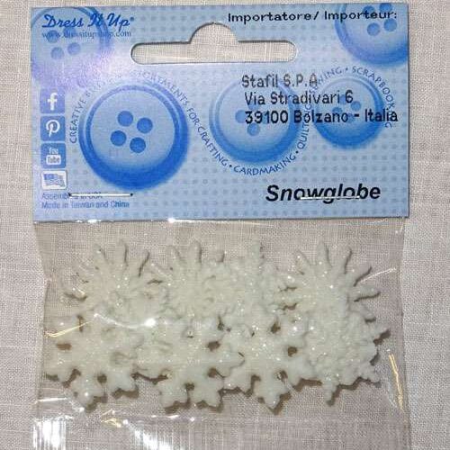 Bottoni decorativi "palla di neve"