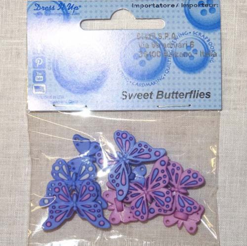 Bottoni decorativi "dolci farfalle"