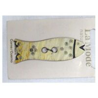 Bottoni decorativi corno "pesce" cm 5,5 x 1,8