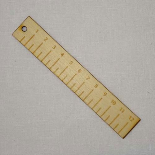 Centimetro in legno cm 12 x 2