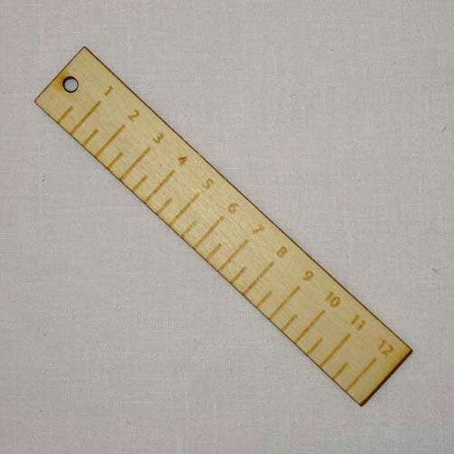 Centimetro in legno cm 12 x 2