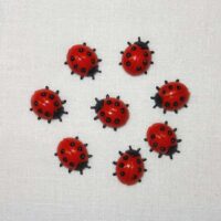 Coccinella in plastica cm 1/8 pz