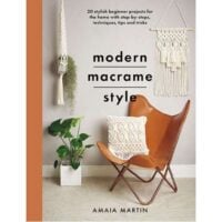 Modern macrame' style amaja martin