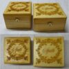 Scatola in legno  roselline grande - immagine 3