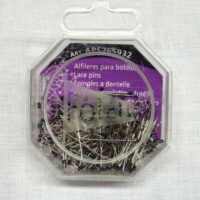 Spilli inox testa colorata nero mm 0,59 x 26 pezzi 200