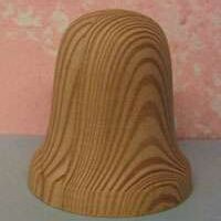 Campana piena in legno cm 7 x 7