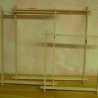 Supporti quadrati ad incastro in legno di faggio cm 15 x cm 15