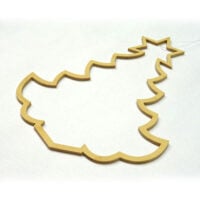 Albero natale in legno cm 22 x 17