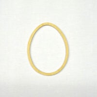 Uovo in legno cm 9 x 7