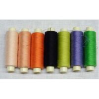 Kit 7 rocchetti cotone nm 40/3 tinta unita 200 mt a rocchetto