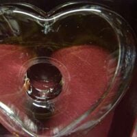 Portacandele cuore cm 8,5