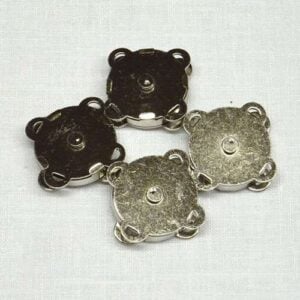 Chiusura per borsetta metallo color oro brunito cm 20, rettangolare
