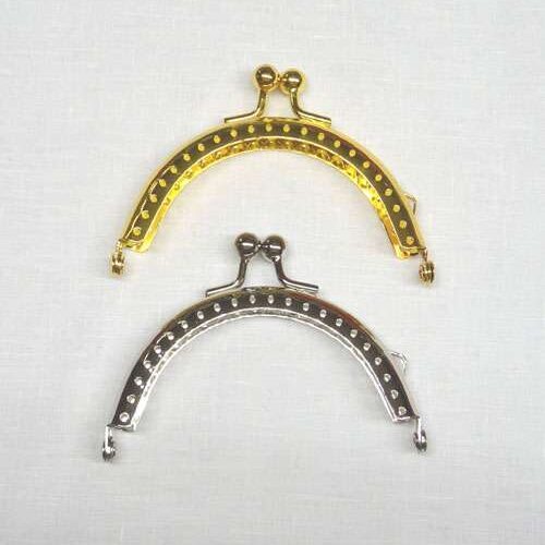 Chiusura per borsetta  cm 10,5  oro o argento