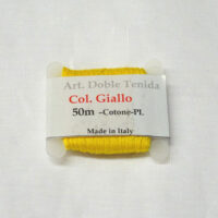 Doble tenida n° 50 farfallina 50 mt colore giallo